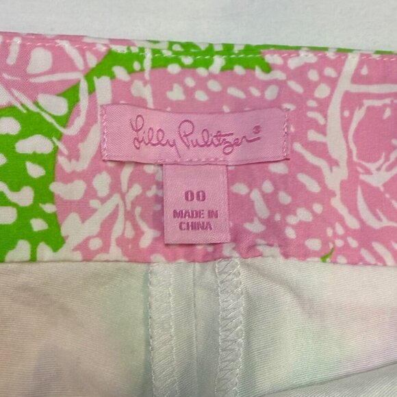 Lilly Pulitzer Cosette Skort – Limeade “Cheat Ya” – Size 00 – EUC – Bow Hem - Picture 6 of 11